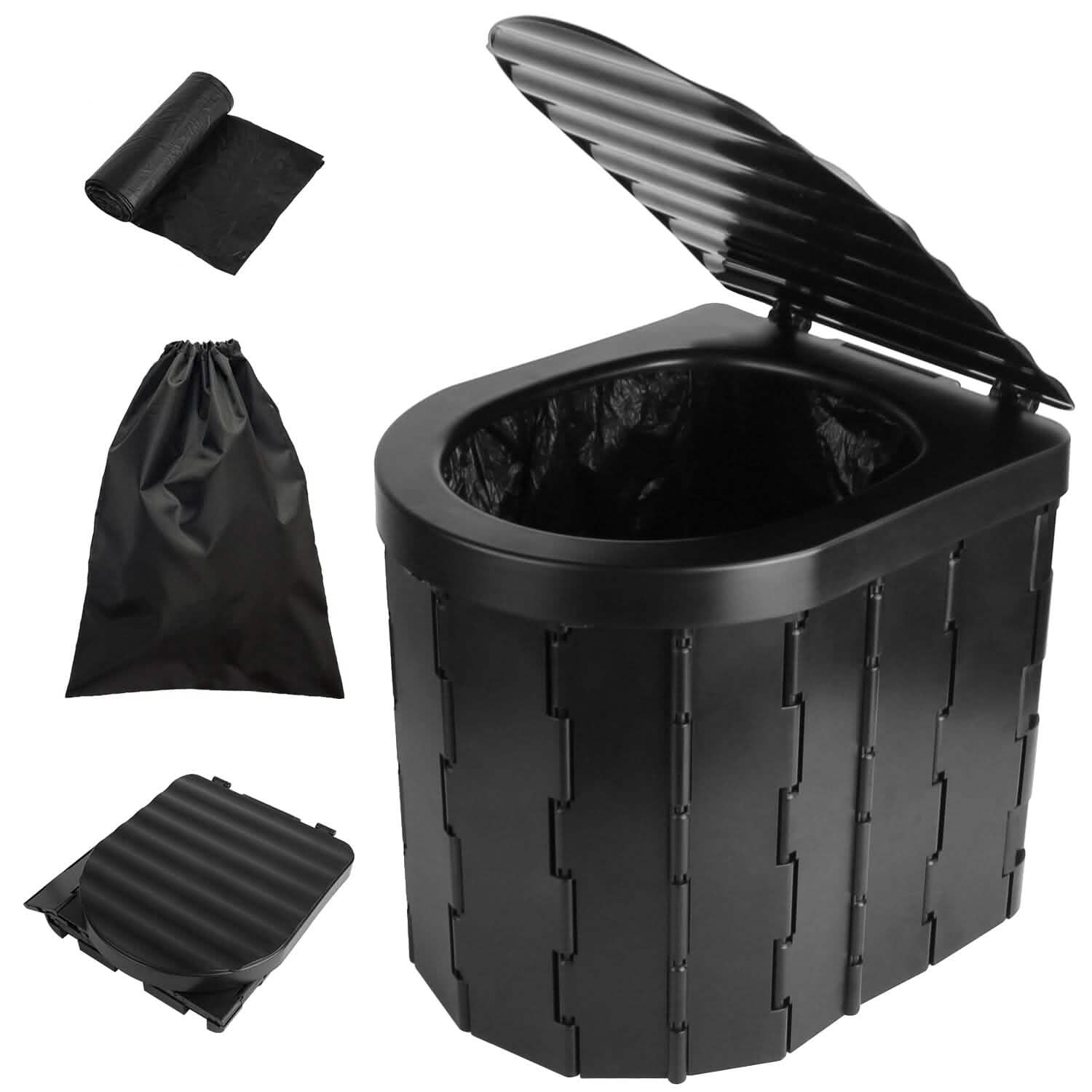 Foldable Emergency Toilet Portable Porta Potty