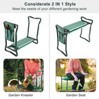 Foldable Garden Kneeler Seat with Kneeling Soft Cushion Pad