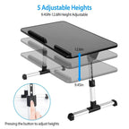 Foldable Laptop Stand with Adjustable Height Angle