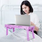 Foldable Laptop Table Bed Notebook Desk
