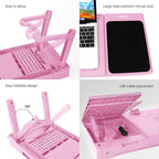 Foldable Laptop Table Bed Notebook Desk