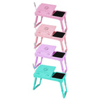 Foldable Laptop Table Bed Notebook Desk