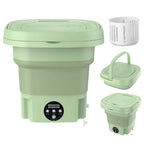 Foldable Laundry Machine with Detachable Drain Basket