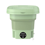 Foldable Laundry Machine with Detachable Drain Basket