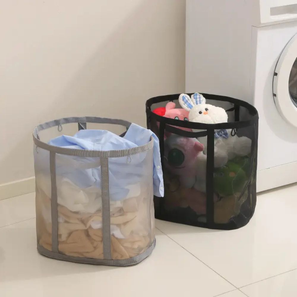 Collapsible Mesh Laundry Hamper
