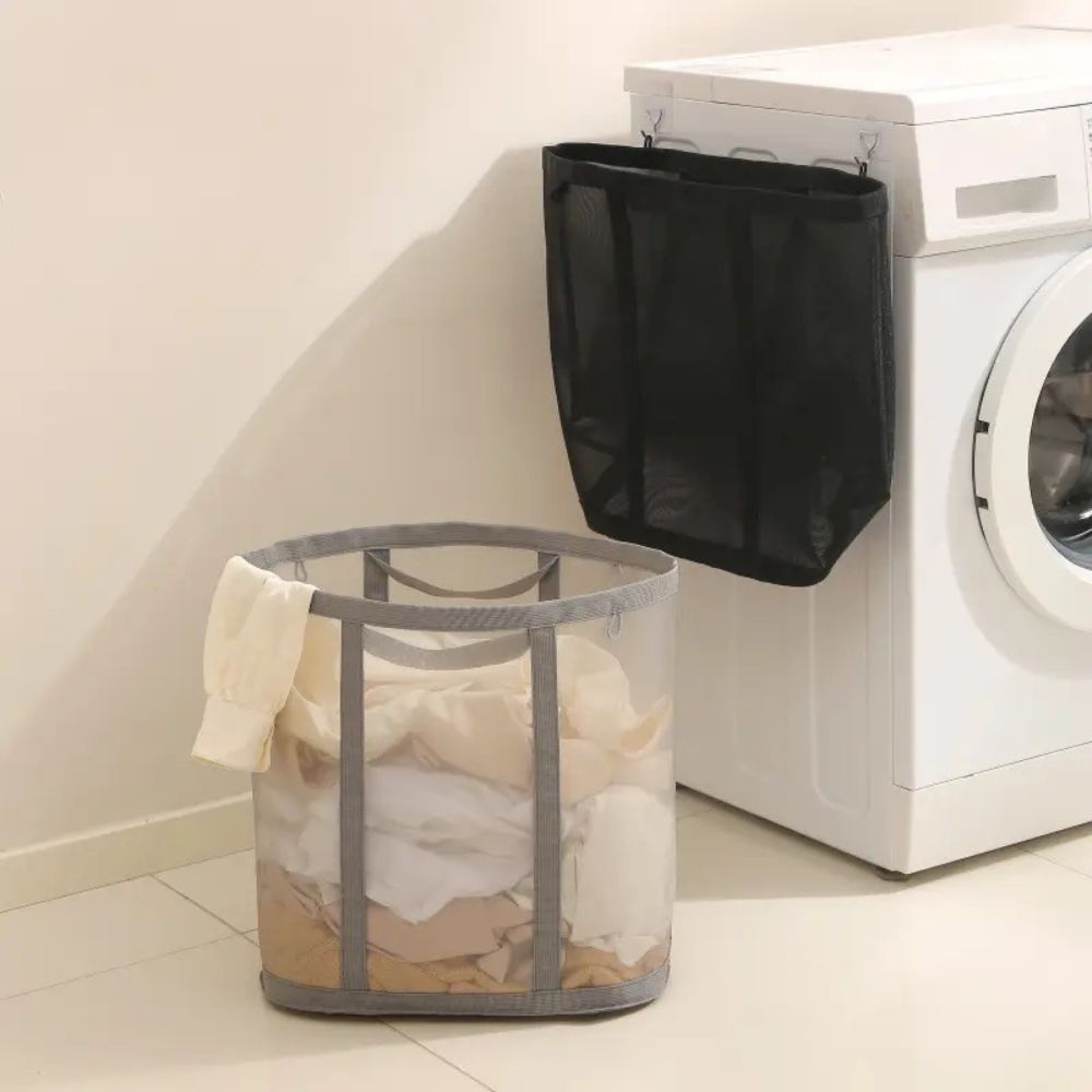 Collapsible Mesh Laundry Hamper