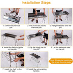 Foldable Portable Barbecue Grill