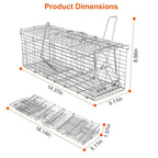 Foldable Rat Trap Cage Humane Live Rodent Trap Cage