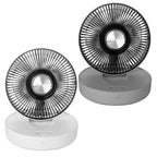 Foldable Rechargeable LED Desk Fan Wall Mounted with Magnetic Remote