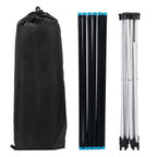 Folding Camping Table Aluminum Alloy Collapsible with Carry Bag