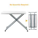 Folding Height Adjustable Snack Table