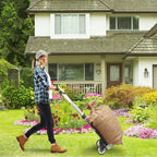 Folding Luggage Cart With Elastic Rope