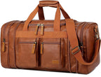 Men's Vegan Leather Duffel Bag – Structured Travel Carry