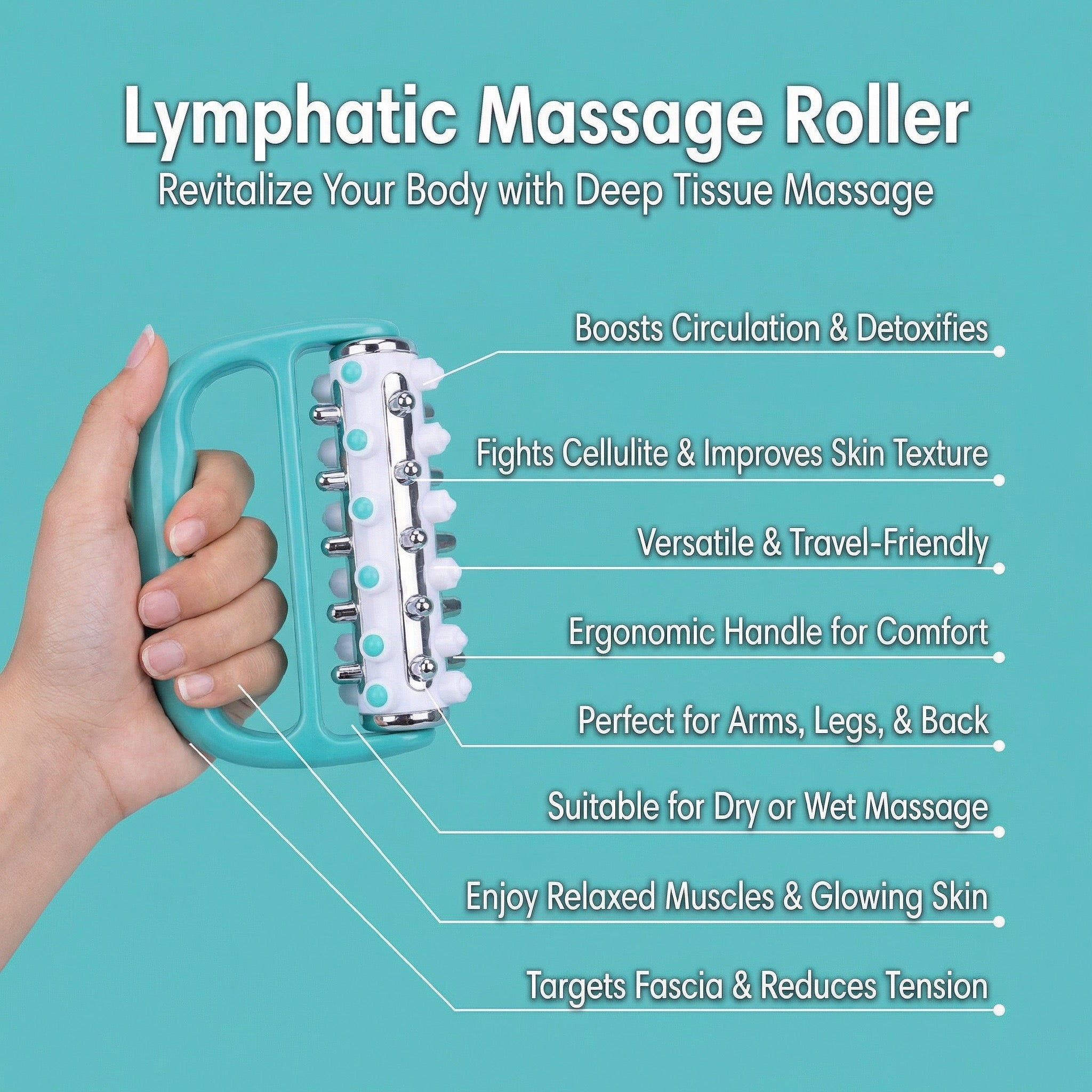 Lymphatic Massage Roller (SAVE 30% OFF)