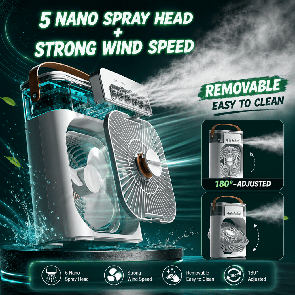 FRESHBREEZE – Fan with Cooling and Humidifying Function