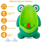 Frog Potty Training Urinal Bathroom with Funny Aiming Target