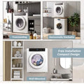 Front Load Laundry Dryer with Touch Screen Panel and Stainless Steel Tub