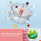 Fruit, Vegetable Manual Washing Spinner with Brush Hand Crank
