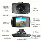 Full HD 1080P Camera Dash Cam with 140° Wide Angle View and IR Night Vision