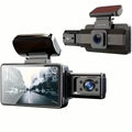 Full HD 1080P Dual Car Dash Cam Night Vision with Front and Inside view