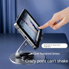 Full Metal 360-Degree Rotating Stress-Relieving Phone and Tablet Universal Stand