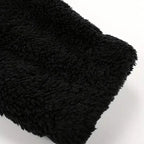 Fuzzy Hooded Pajama Jumpsuit For Music Festival, Long Sleeve Zipper Lingerie & Sleepwear