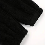 Fuzzy Hooded Pajama Jumpsuit For Music Festival, Long Sleeve Zipper Lingerie & Sleepwear