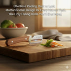 Stainless Peeler , High-Grade Durability, Clean, Precision Peeling + Bottle Opener
