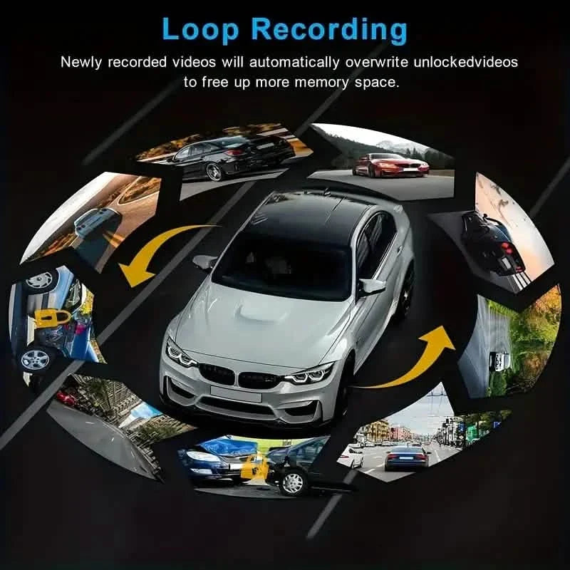 G Sensor HD Night Vision Loop Recording Wide Angle Car DVR