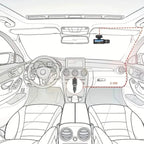 G Sensor HD Night Vision Loop Recording Wide Angle Car DVR