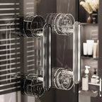 Door Handle With Suction Cup For Practical Handling