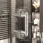 Door Handle With Suction Cup For Practical Handling