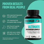 Organic Mushroom Complex Supplement Capsules