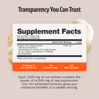 Organic Mushroom Complex Supplement Capsules
