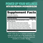 Organic Mushroom Complex Supplement Capsules