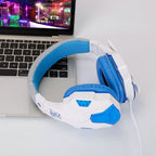 Gaming Headsets Stereo Bass Over Ear Headphones with LED Light Earmuff