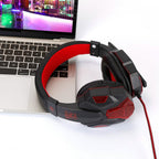 Gaming Headsets Stereo Bass Over Ear Headphones with LED Light Earmuff