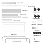 Garment Hanging Rack Clothing Organizer