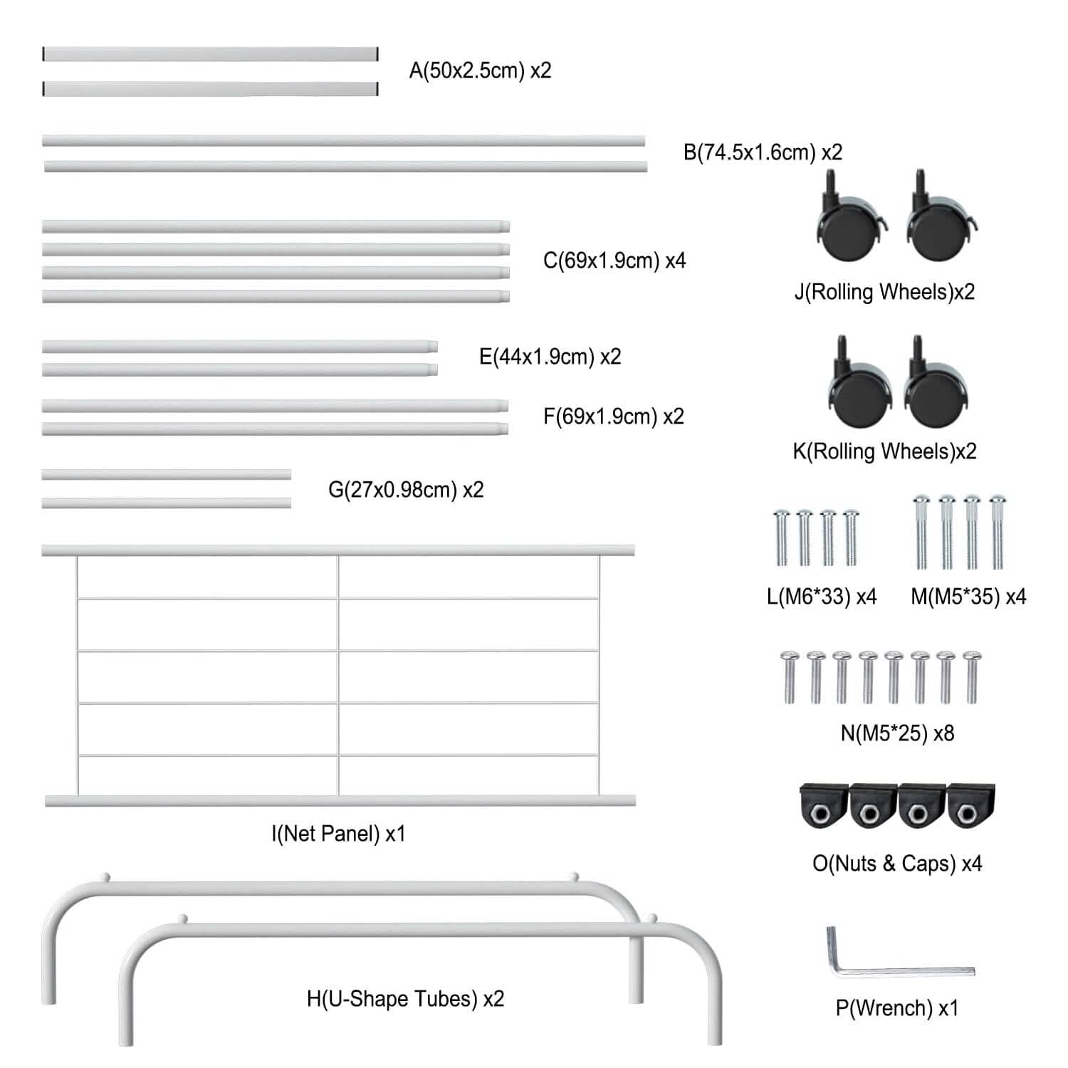 Garment Hanging Rack Clothing Organizer
