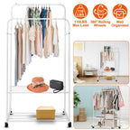 Garment Hanging Rack Clothing Rail Organizer
