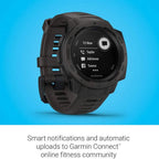 Garmin Instinct, Rugged Outdoor Watch with GPS  (Refurbished)