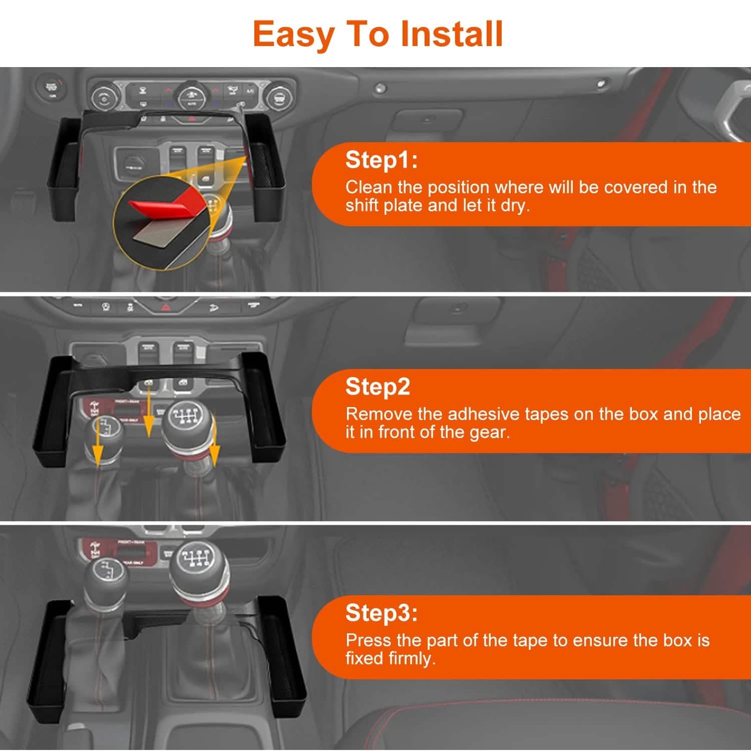 Gear Shift Console Side Tray