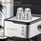 Geek Chef Espresso Machine Coffee with Milk Frother Steam Wand