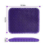Gel Seat Cushion Non-Slip Breathable Honeycomb Sitting Cushion Pressure Pad