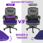 Gel Seat Cushion Non-Slip Breathable Honeycomb Sitting Cushion Pressure Pad