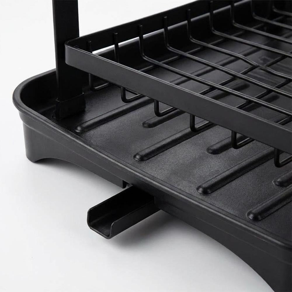 2-Tier Dish Drying Rack with Drip Tray