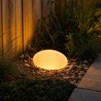 Solar Pebble Garden Light