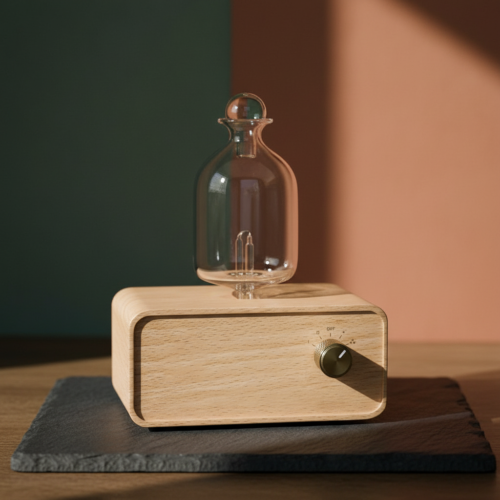 Nebulizing Wood & Glass Diffuser