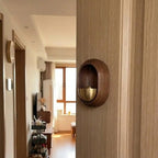Walnut Door Chime with Brass Bell