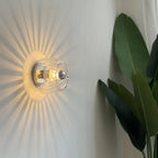 Modern Geometric Glass Wall Light